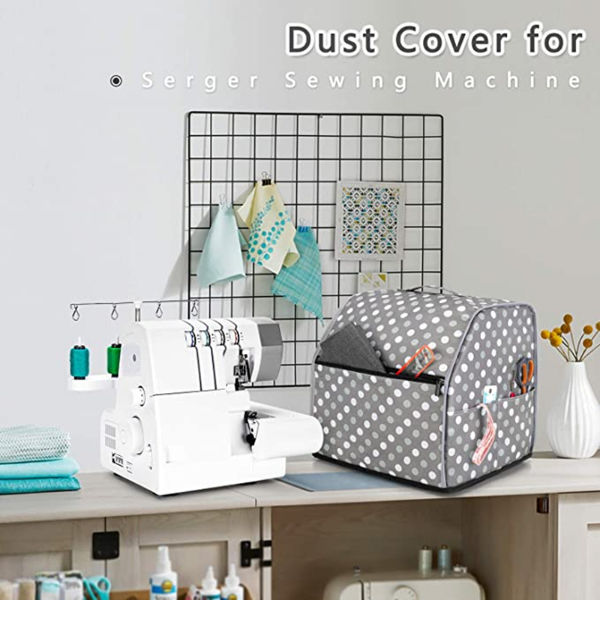 China Serger Machine Cover with Storage Pockets Serger Cover for Most Standard Sergers Machine