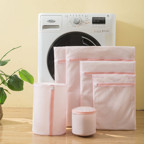 Laundry Wash Bags Foldable Zippered Mesh Travel Storage Mesh Bag Portable  Underwear Clothes Protection Net for Washing Machine