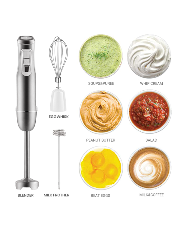 Factory Wholesale Price Handheld Hand Blender 6 Adjustable Speed
