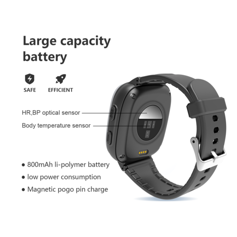 Smartwatch Senior with GPS and 4G Video Calls gray