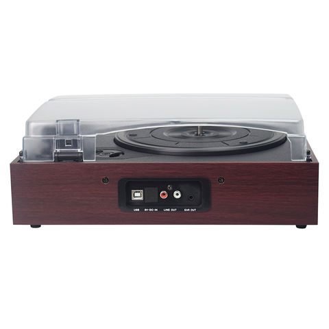 OEM ODM Diseño moderno de madera tocadiscos de vinilo fonógrafo con batería  de tipo Bluetooth C - China La mesa giratoria y Gramófono precio