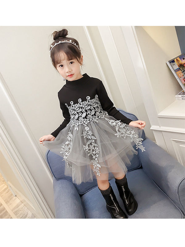 Buy Wholesale China Drizzle Embroidery Ls Princess Dress,long