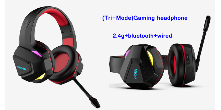 Amazing Competitive Stereo Tri Mode Gaming Headsets With 2 4g Bluetooth And Wired Function Gaming Headphone Stereo Bluetooth Headphone Wireless Headphone Buy China Gaming Headsets On Globalsources Com