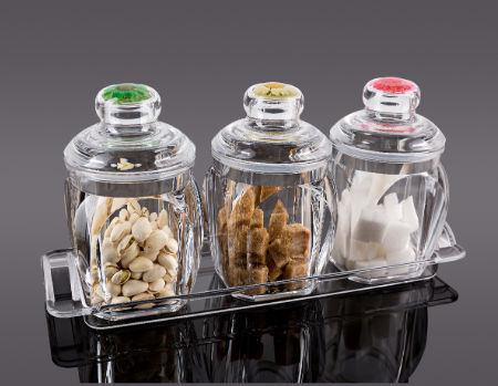 Buy Wholesale China Asm-6006 750ml Airtight Acrylic Canister Food