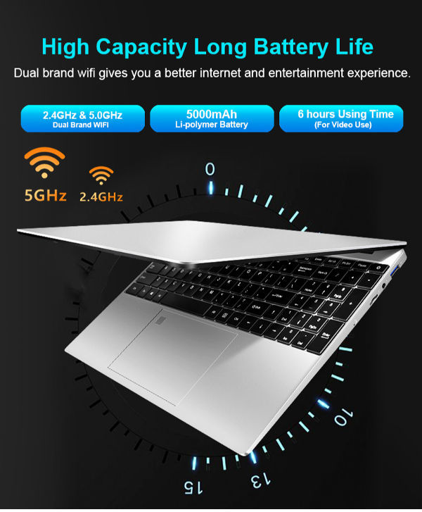 Laptop Computer Notebook i7 6560U M.2/PCI-E DDR4 8G SSD 128GB Fingerprint Unlock Laptops Netbook supplier
