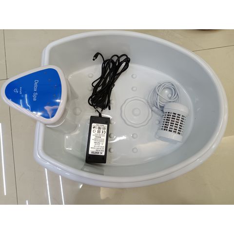 Portable Ionic Bath Spa Ion Foot Detox Machine With Tub & pack of 200 Liners