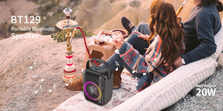 W-KING T9 mini portable LED Bluetooth party speaker, with Karaoke function supplier