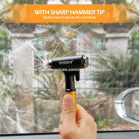 Buy Wholesale China Aluminium Alloy Car Safety Hammer Glass Breaker  Emergency Escape Tool & Life Hammers at USD 4.6