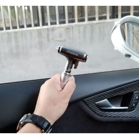 Buy Wholesale China Aluminium Alloy Car Safety Hammer Glass Breaker  Emergency Escape Tool & Life Hammers at USD 4.6