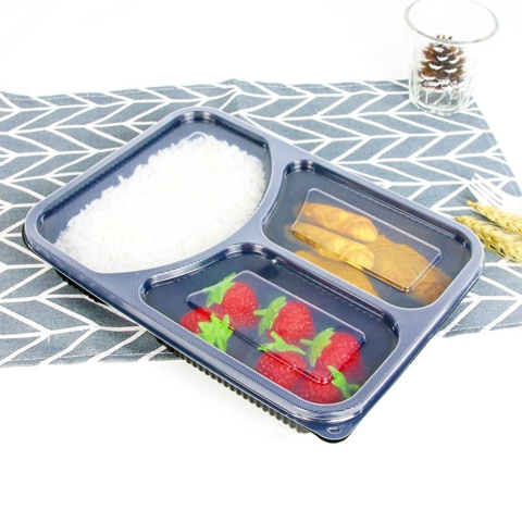 Buy Wholesale China Heat Resistant Seal Microwave 3 Compartment Pp