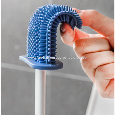 Silicone Wall-mounted Toilet Cleaning Brush