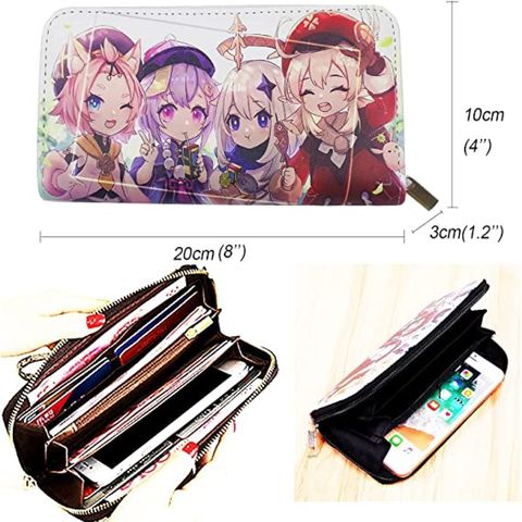 China Genshin Impact Wallet Genshin Impact Merch Men′s Wallet Women ...