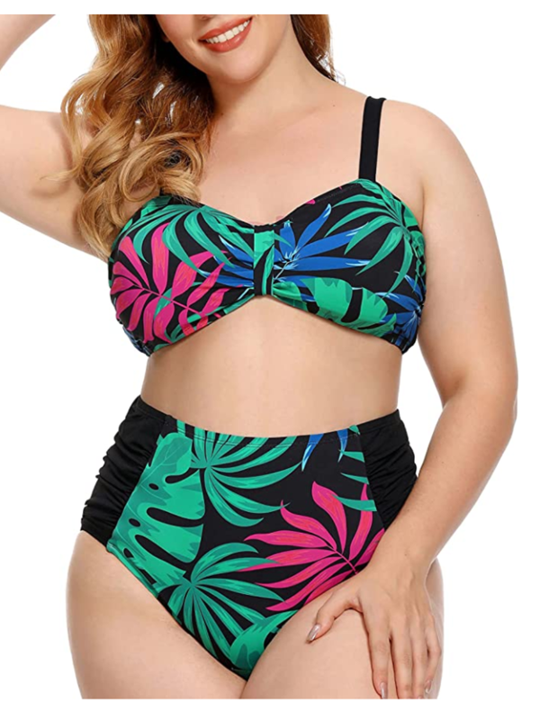 2 piece bikini for plus size