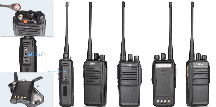 Handheld Radio Frequency Clone Professional walkie talkie VOX PTT ID ...