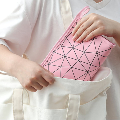Buy Wholesale China Combo Laser Pu Leather Bags ,makeup Bag