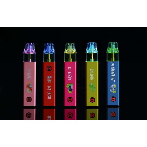 China 1600 PUFFS Visible smoke oil vape pen W6 disposable pod device ...