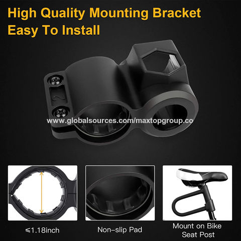 Bike U Lock Heavy Duty Bike Lock 16mm Shackle 4ft/6ft Length Security Cable with Mounting Bracket