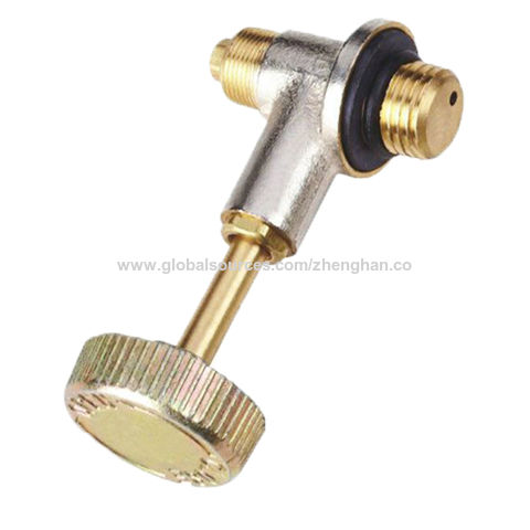 gas cylinder brass needle valve, gas cylinder brass needle valve