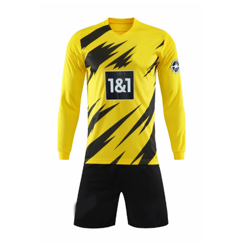 Yellow Blue Custom Soccer Jersey Sublimation Custom Soccer Shirts Shorts  Football Jersey Longsleeve Sportswear - AliExpress