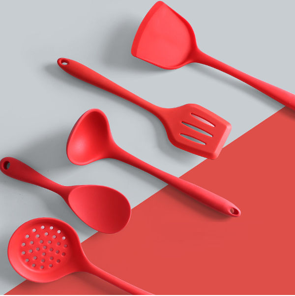 5 -Piece Silicone Cooking Spoon Set