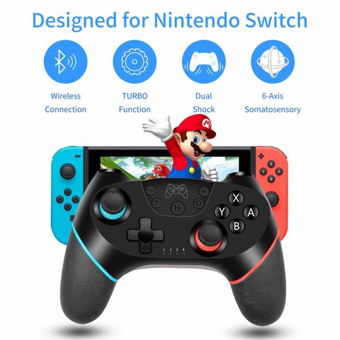 Buy Wholesale China Switch Bluetooth Wireless Joystick Game Controller For  Pc Nintendo Gamepad Gaming Joypad Switch & Game Controller at USD 10.96