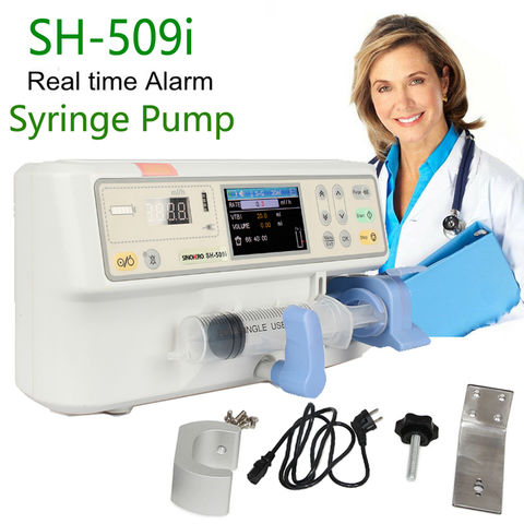Pompe à perfusion de seringue ICU portable médicale hospitalière  YSSY-300,Seringues et pompes à perfusion