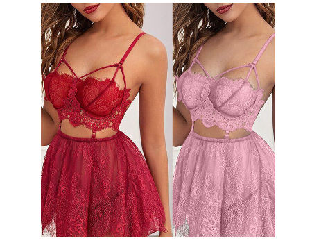 Buy Wholesale China Wholesale Sexy Lace Lingerie Set Europe And America  Mature Plus Size Underwear & Underwear at USD 6.25