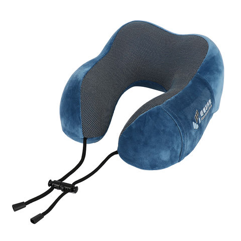 Plain U Shaped Neck Pillow Rest Neck Massage Airplane, For Home, Shape:  Round