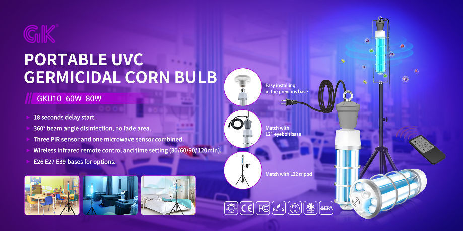 E27 Ultraviolet Uv Light Tube Bulb Disinfection Lamp Germicidal Lam