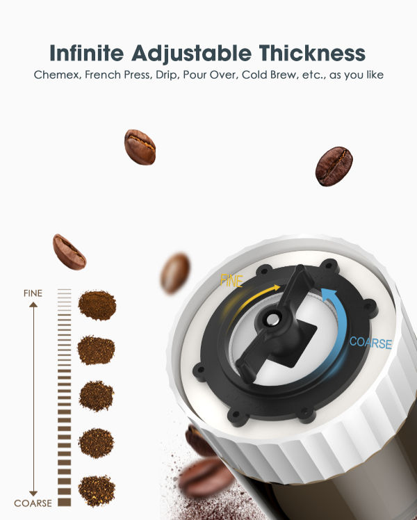 China 2021 New Design Portable Coffee Grinder with Conical Ceramic Burr