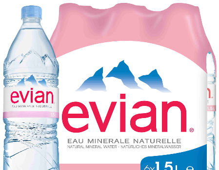 Water price evian evian+ Mineral