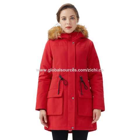 Compre Nuevo Diseño Cálido Invierno Parka Plumón Chaqueta Larga De Gran  Tamaño Para Mujer y Chaqueta Invierno Mujer de China por 36.8 USD