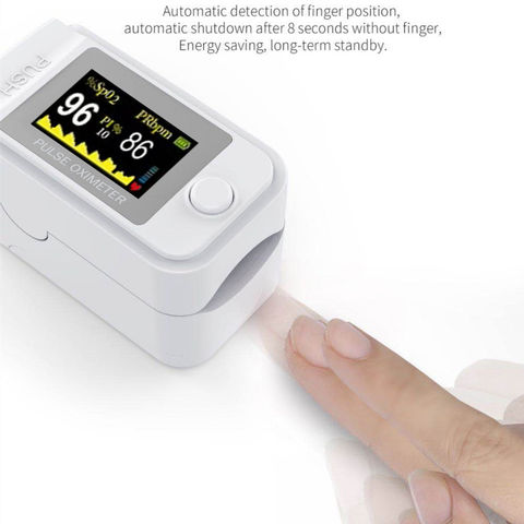 China Factory price Finger Pulse Oximeter white color With CE ROHS FCC ...