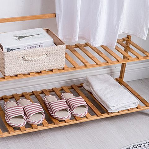 Buy Wholesale China Bamboo Garment Rack,clothes Drying Rack Floor Hanger  Bedroom Storage Household Coat Rack Shoe Racks & Clothes Rack at USD 15.5