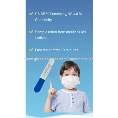 China Saliva Rapid Test Kit Fast Diagnostic Antigen Test Kit on Global ...