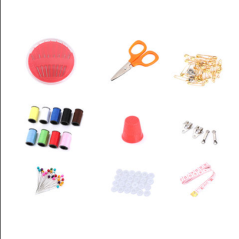 Caja de kit de costura profesional multifunción con varios accesorios