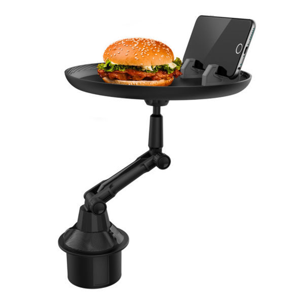 Adjustbale car cup holder dining tray small dining table supplier