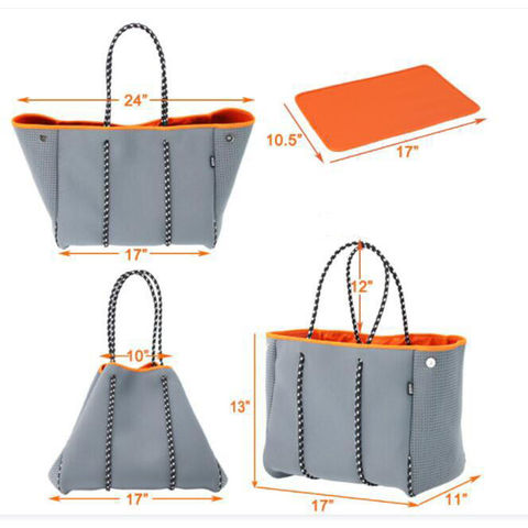 Buy China Wholesale Women Beach Tote Neoprene Shoulder Bags Multipurpose  Neoprene Beach Bags Large Handbag Summer Bag & Beach Tote $5.5