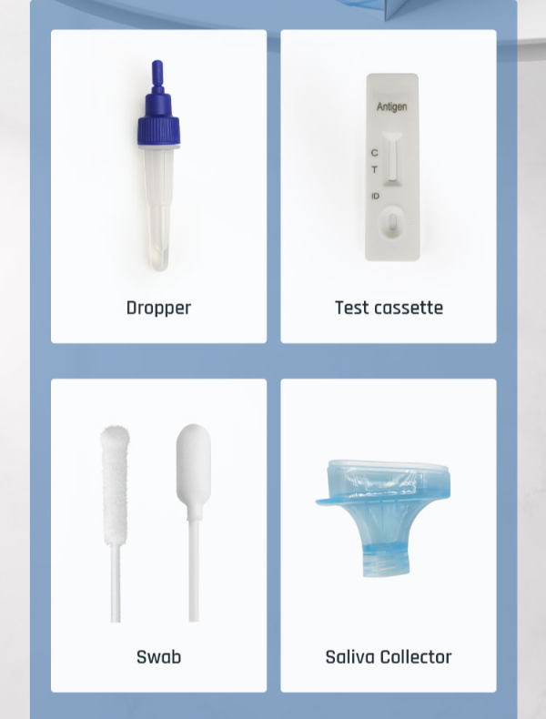 China Hot Sale 25 Set/Box Rapid Test Antigen Kit For Self test on