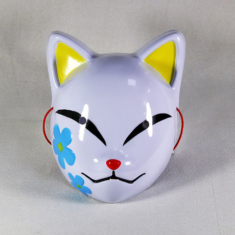 LIQUID Anime Demon Slayer Foxes Mask Hand-painted Japanese Mask