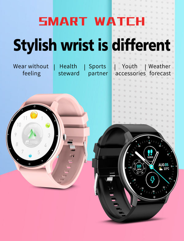 China Smart Watch ZL02 que llama Smart Watch del ritmo cardíaco de la  prenda impermeable de la temperatura de Android y de la presión arterial  encendido Global Sources,Reloj elegante impermeable,Perseguidor de la