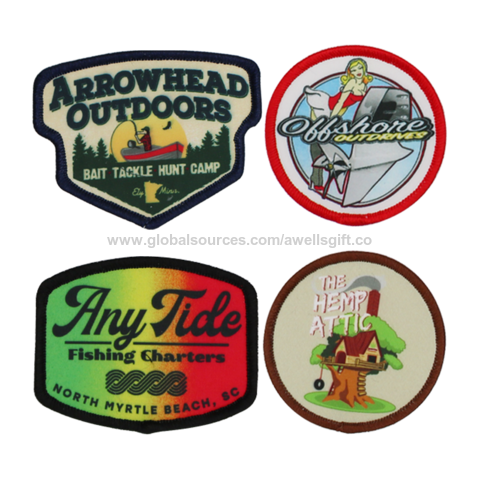 Sublimated Patch with Embroidery Logo - bulk custom design dye sublimation  patch, Keychain & Enamel Pins Promotional Products Manufacturer