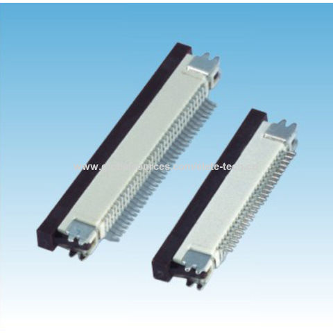 China ZIF FPC connector 0.5mm pitch top & bottom contact SMT types on ...