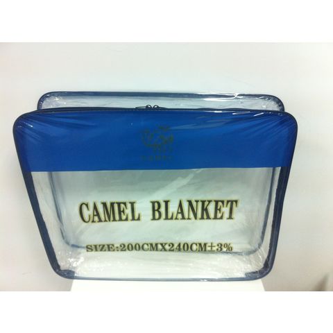 Transparent Zipper PVC Blanket Packaging Bag, Capacity: 5 Kg