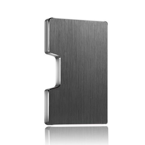 Compre Cartera Metálica Delgada Para Hombre Con Bloqueo Rfid