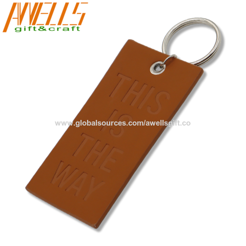 Buy Wholesale China Durable Pu Or Genuine Leather Small Keychain  Collectible Keyring Charm Made In China & Leather Small Keychain at USD  0.58