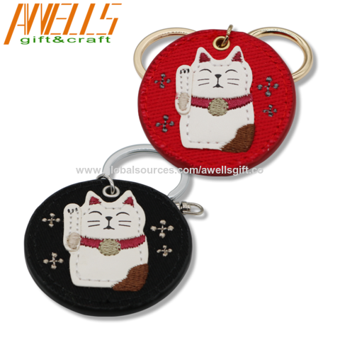 Keychain - French bulldog embroidered gifts