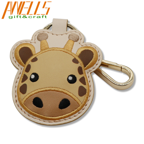 Buy Wholesale China Durable Pu Or Genuine Leather Small Keychain  Collectible Keyring Charm Made In China & Leather Small Keychain at USD  0.58