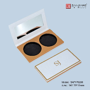 Wholesale Custom Empty Eyeshadow Palette Packaging 4 Colors Paper Box  Cosmetic Powder Craft Paper Box For