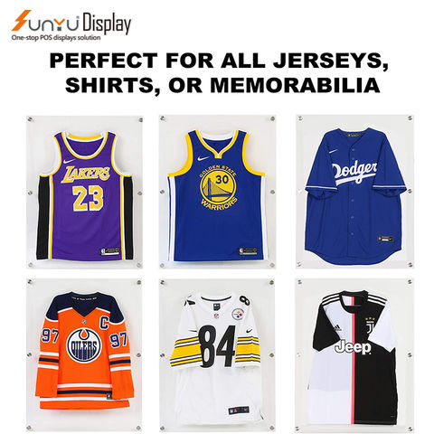 Source Hot Sale Acrylic Frame For Football Shirts NBA Jersey